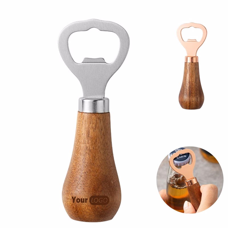 Wood Handle Beer Bottle Opener