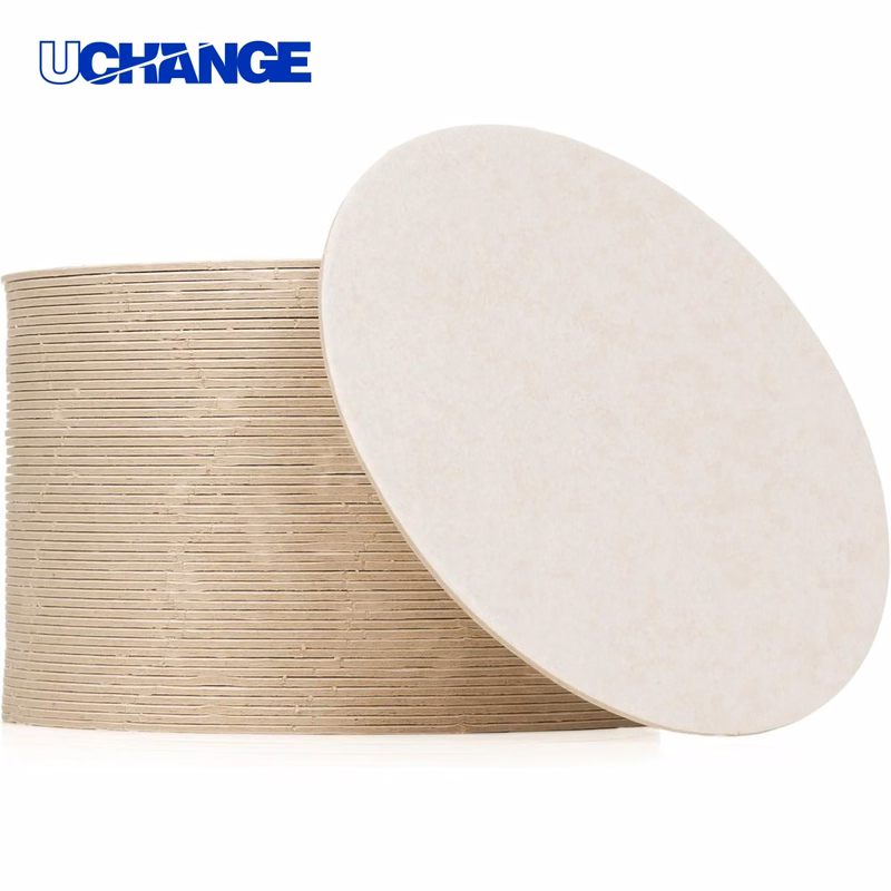 Round Light Weight Pulp Board Coaster Mat (3.5")