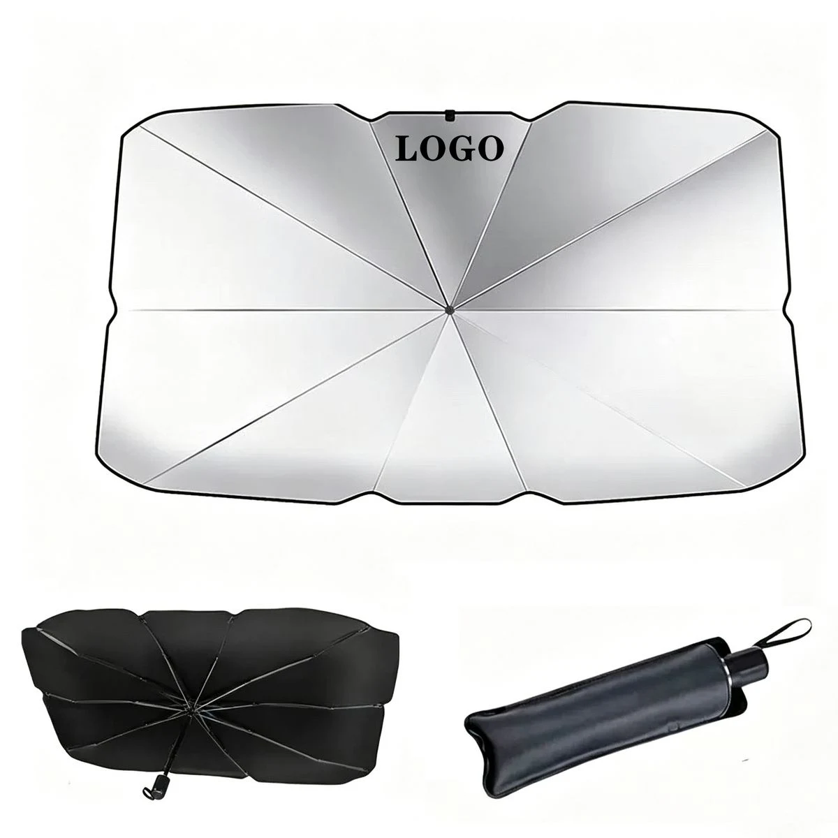 Titanium Silver Sun Umbrella 1