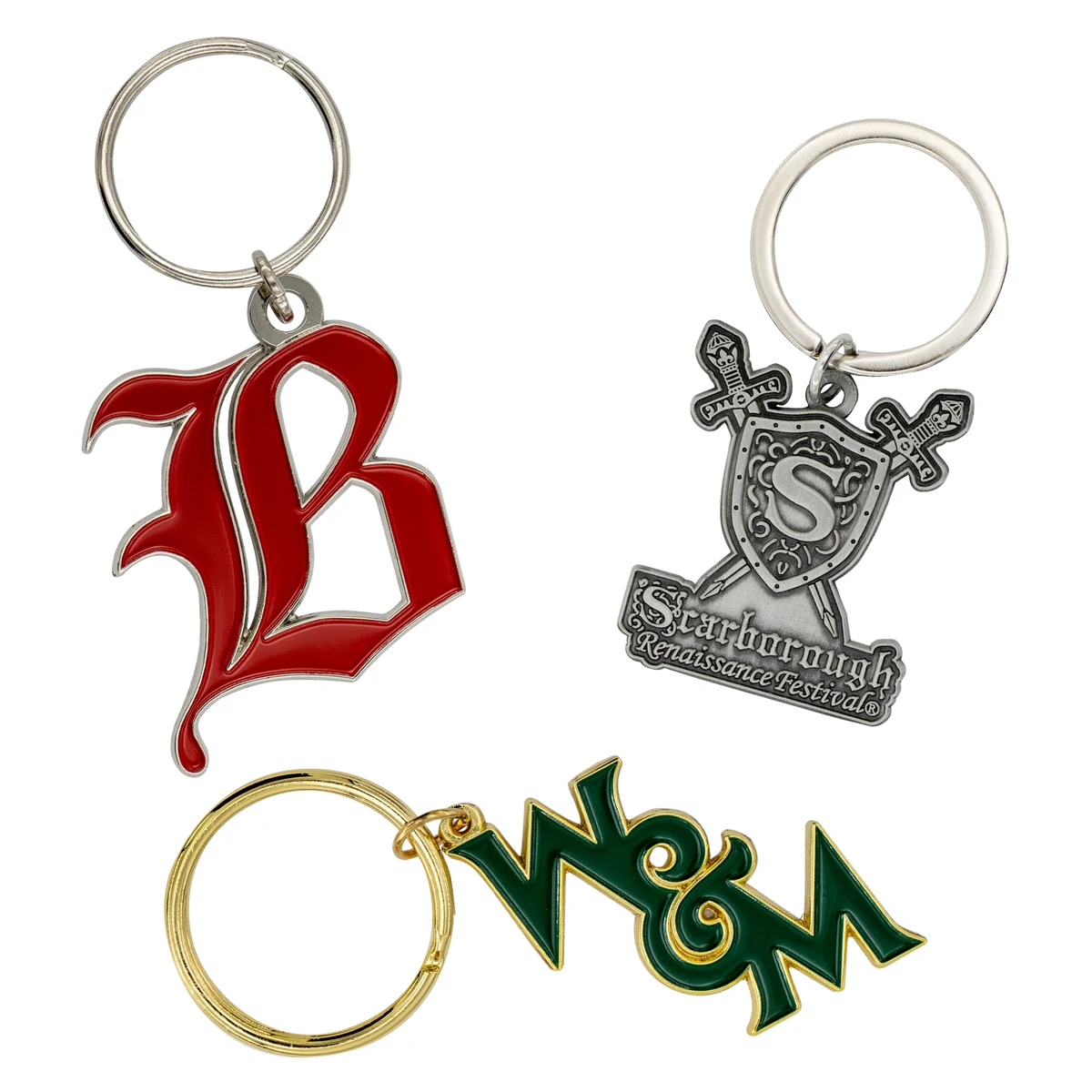 Custom Keytag Die Cast Keychain (1-3/4") 1