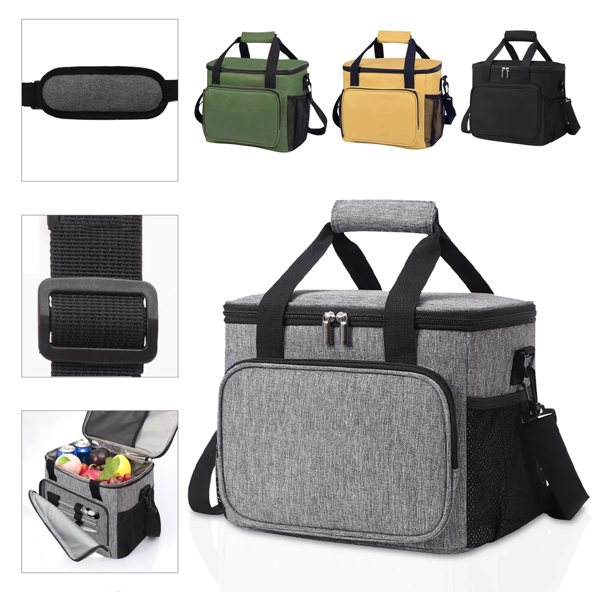 Reusable Insulated Lunch Cooler Bag/Box 1