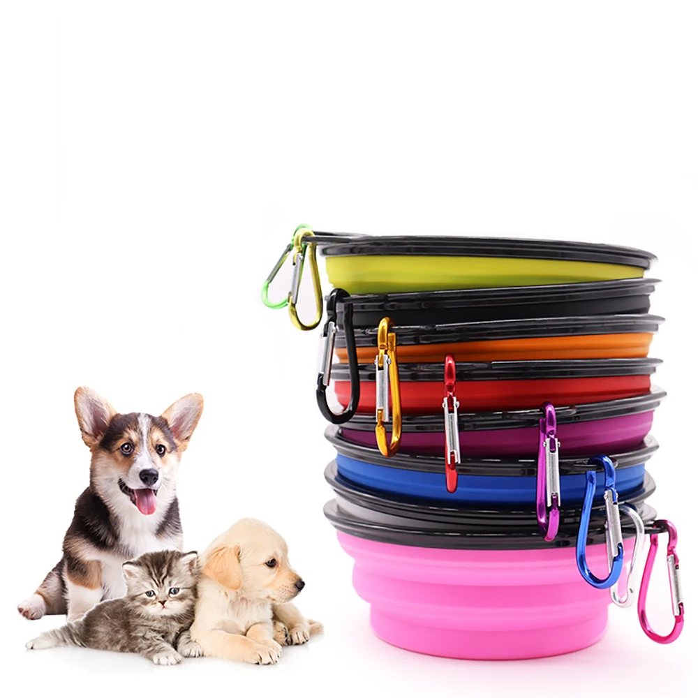 Collapsible Dog Bowl with keychain 1
