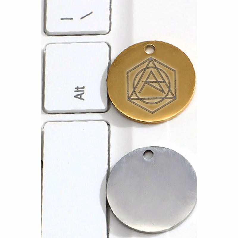 Laser Lettering Stainless Steel Pet Tag