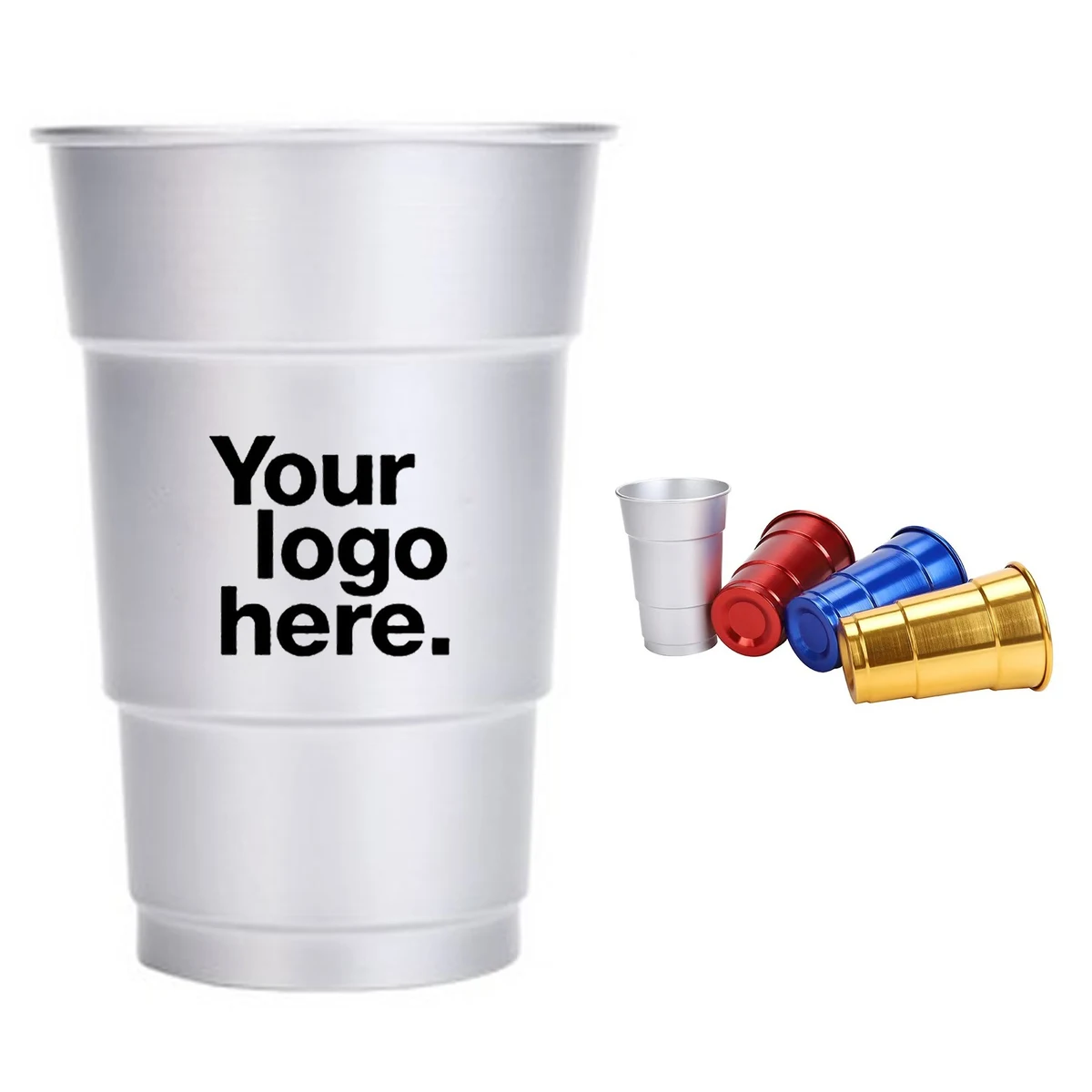 17 oz Custom Aluminum Stadium Cup 1