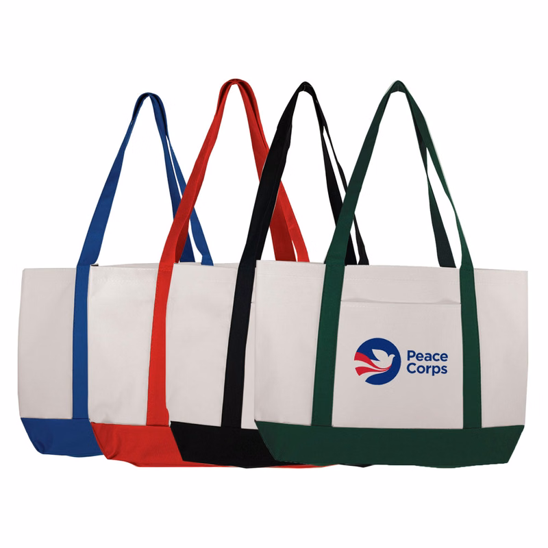 Tasmania Grand 600D Two-Tone Tote with 26" Straps