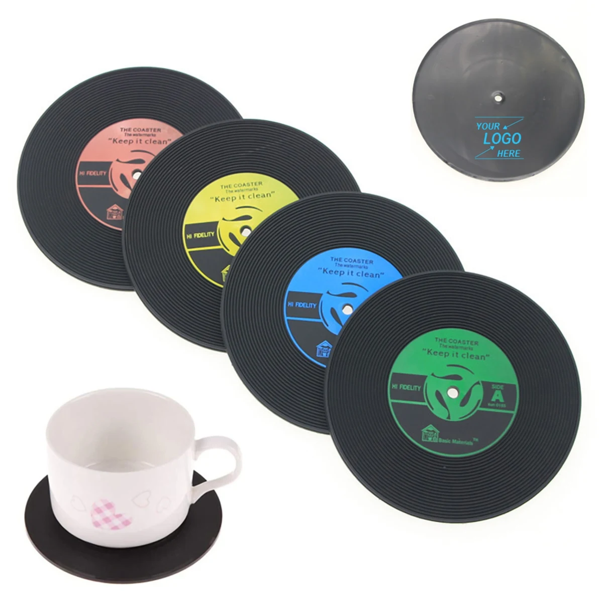4" Personalized Drink Coaster 1