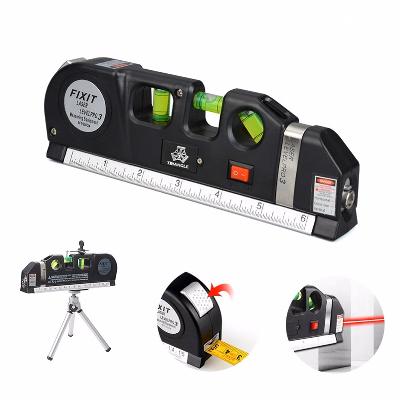 Multifunction Laser Level With Tape Measure