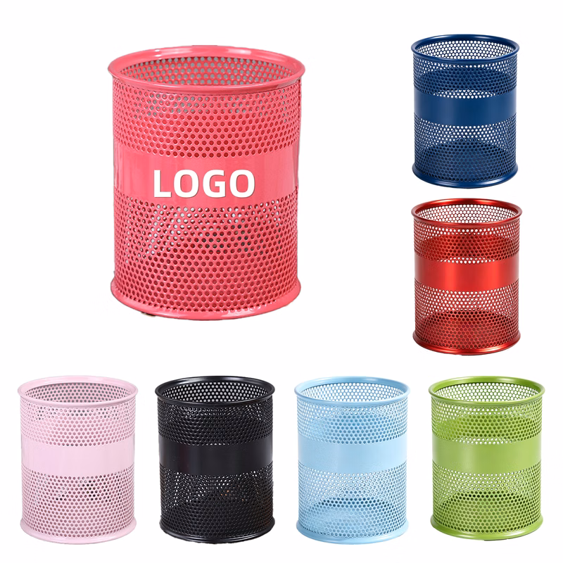 Hollow Mesh Metal Pen Holder