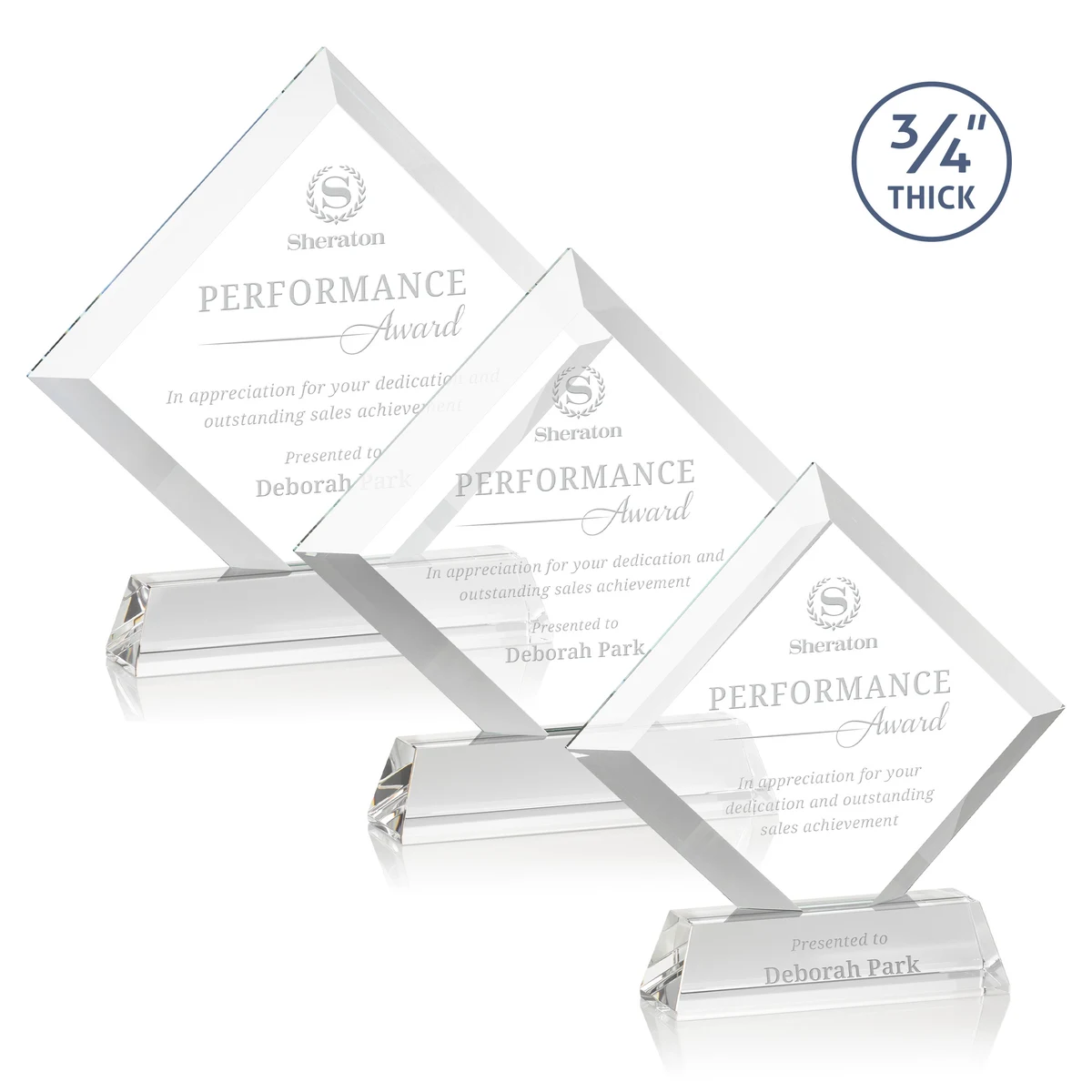 Belaire Award on Newhaven Base - Clear 1