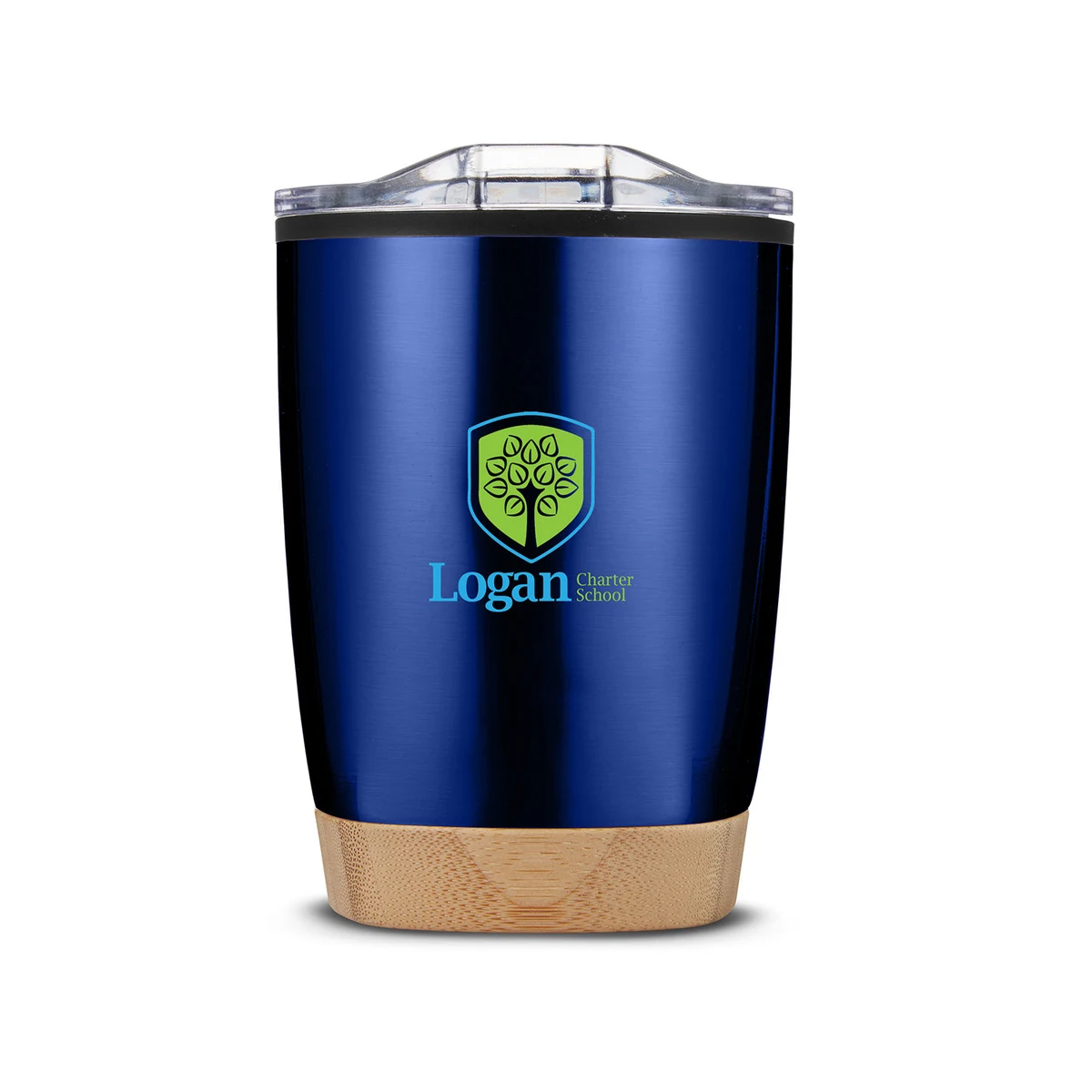12 oz Symmetry Tumbler With Bamboo Base 1