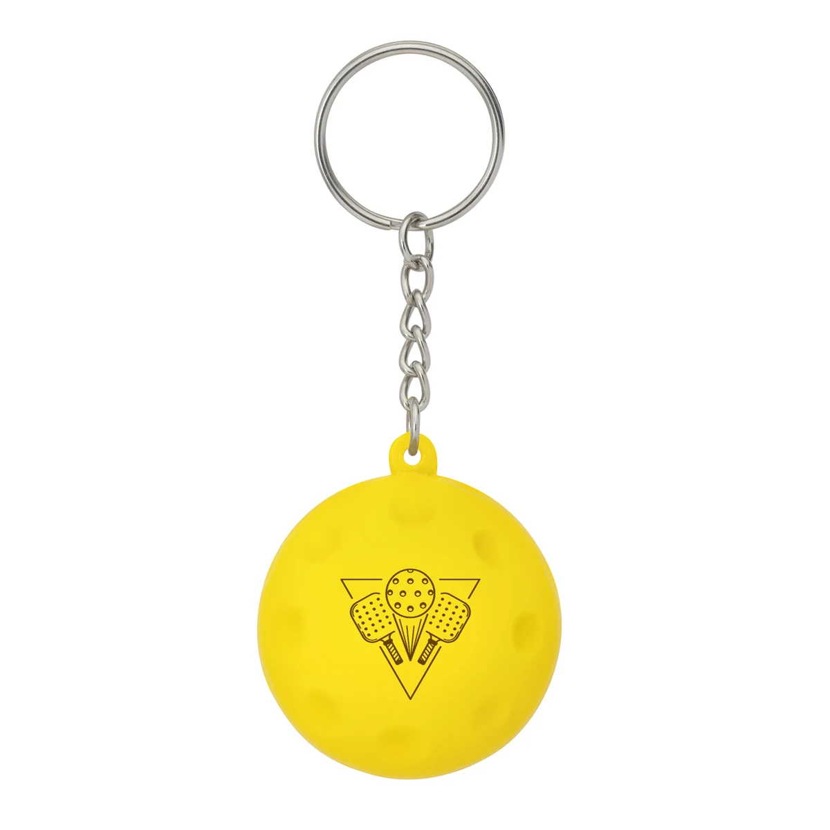 Pickleball Stress Ball Keychain 1