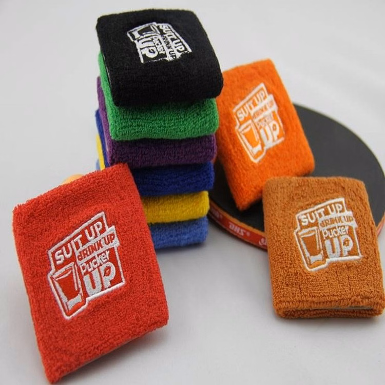 Terry Sports Wristband with Embroidery Logo