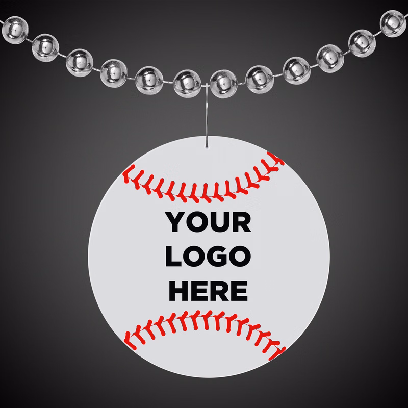 Baseball 2 1/2" Plastic badge Medallion(Digi Print)