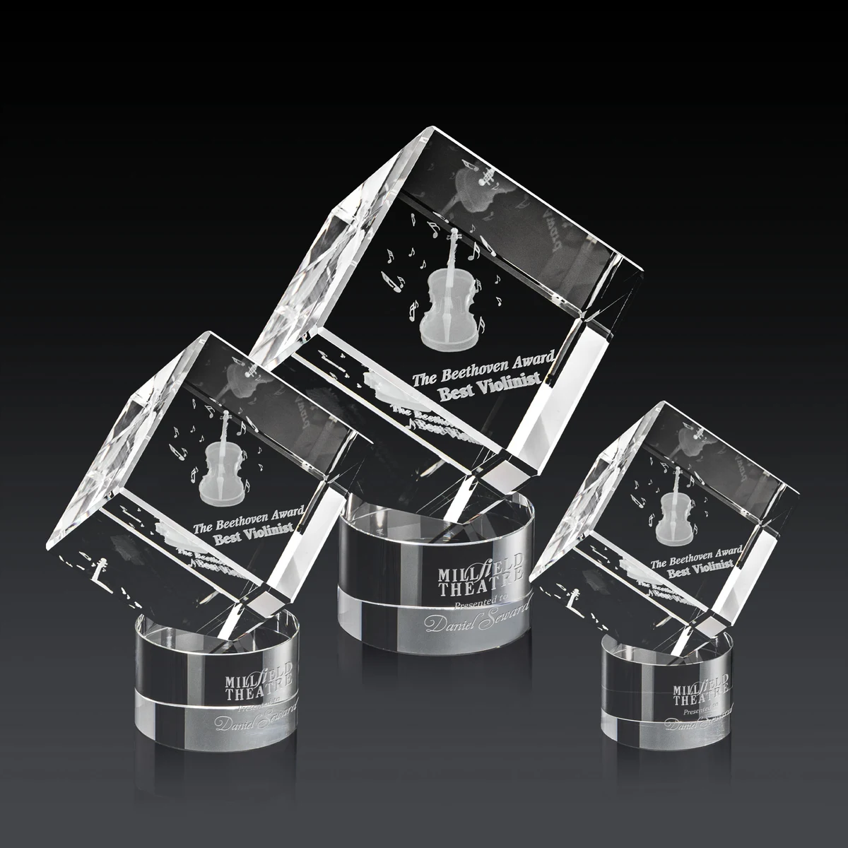 Burrill 3D Award on Marvel Base - Clear 1