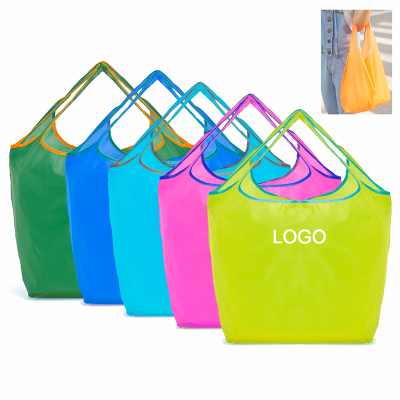 Polyester Portable Shopping Tote Bag