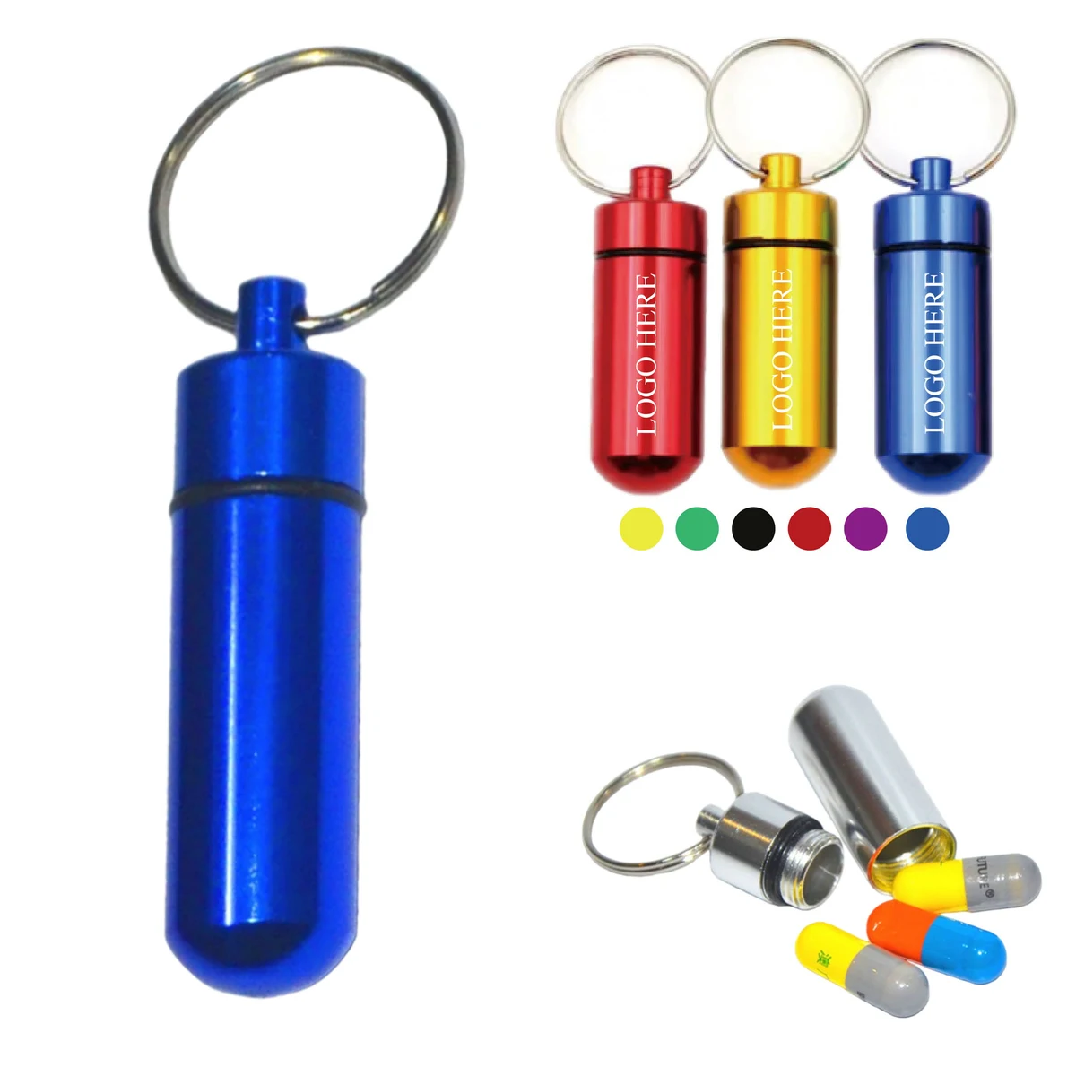 Aluminum Pill Holder 1