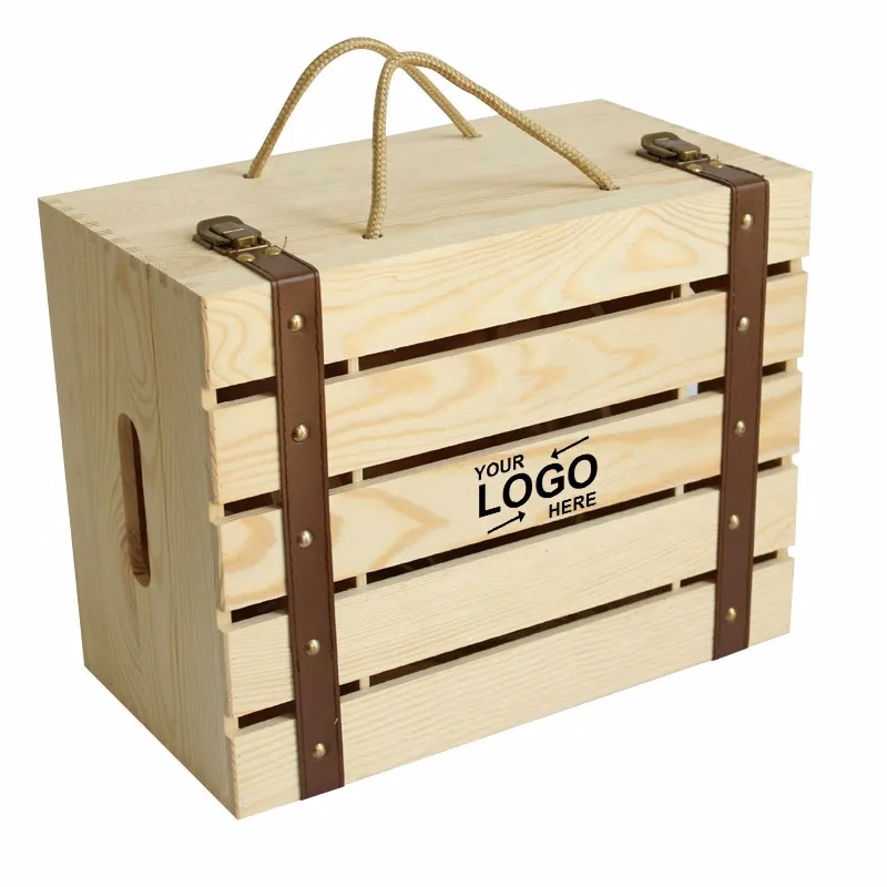 Wooden Wine Bottle Gift Box