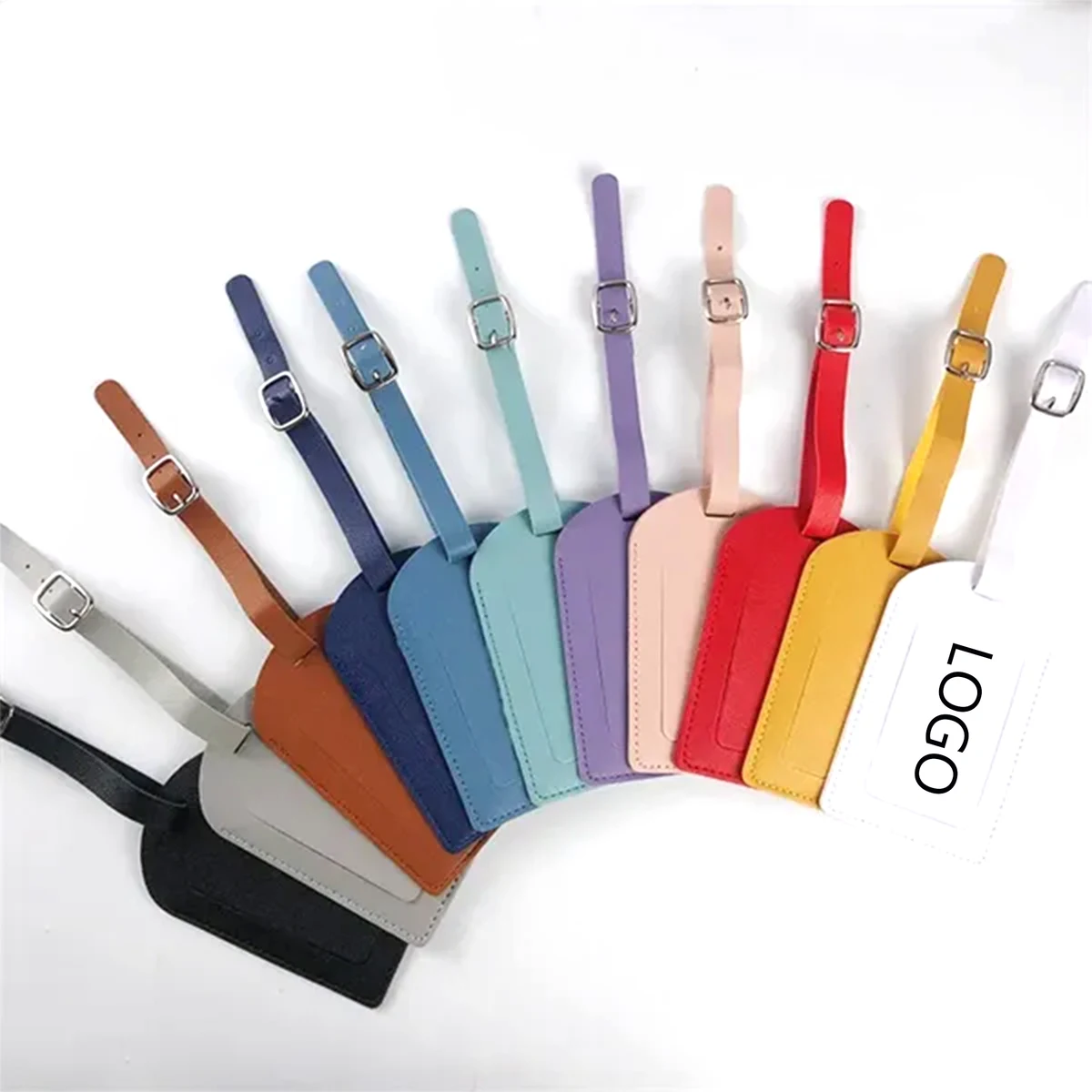 Travel PU Leather Luggage Tag 1