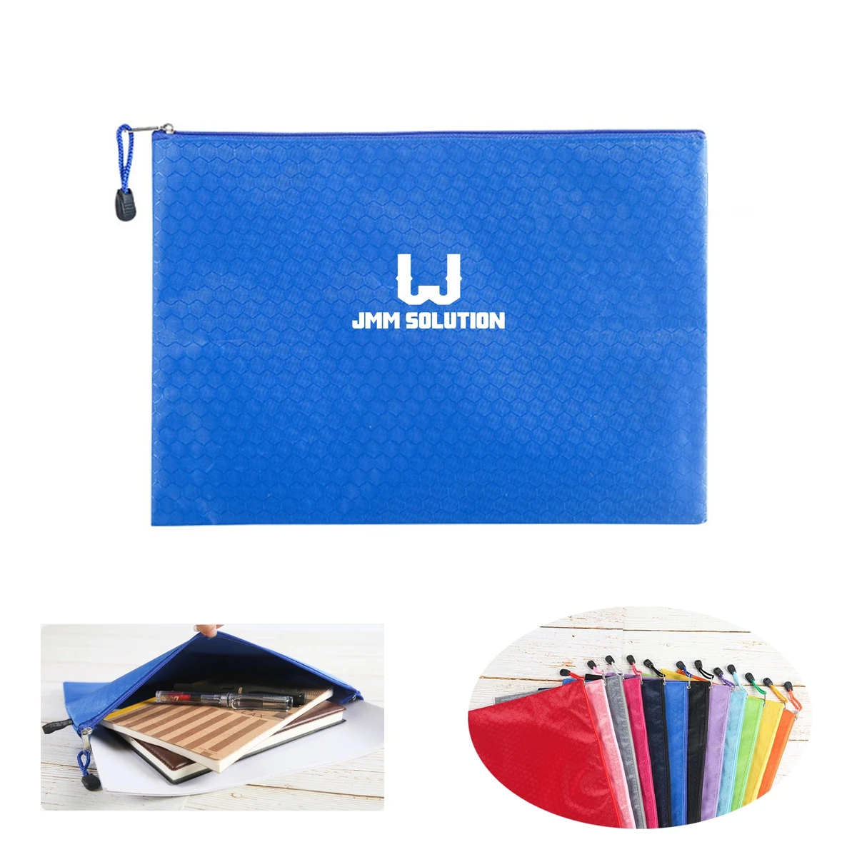A4 Size Canvas Zipper File Bags 1