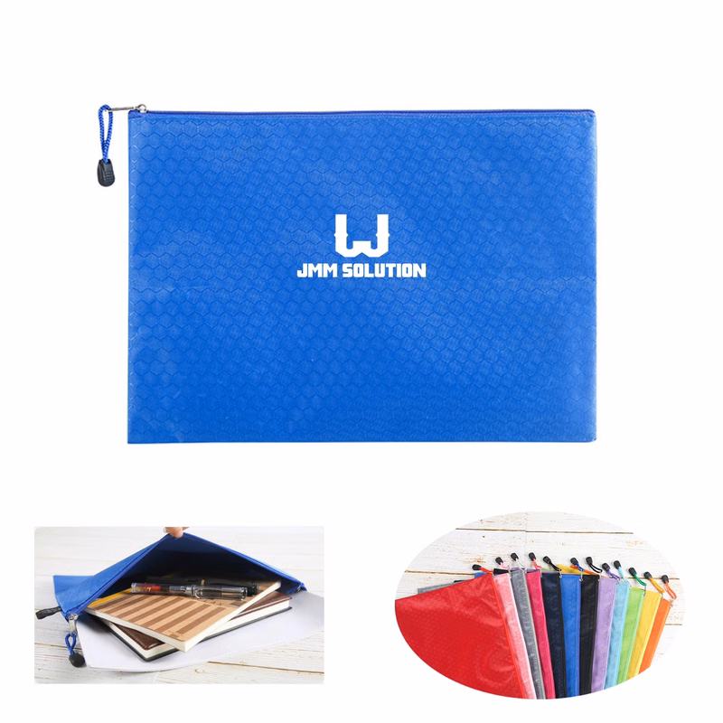 A4 Size Canvas Zipper File Bags