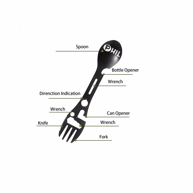 10-in-1 Multi-Tool Spork Set