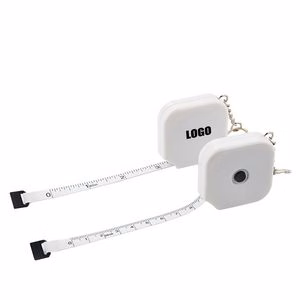 Stylish Square Shaped Tape Ruler Keychain