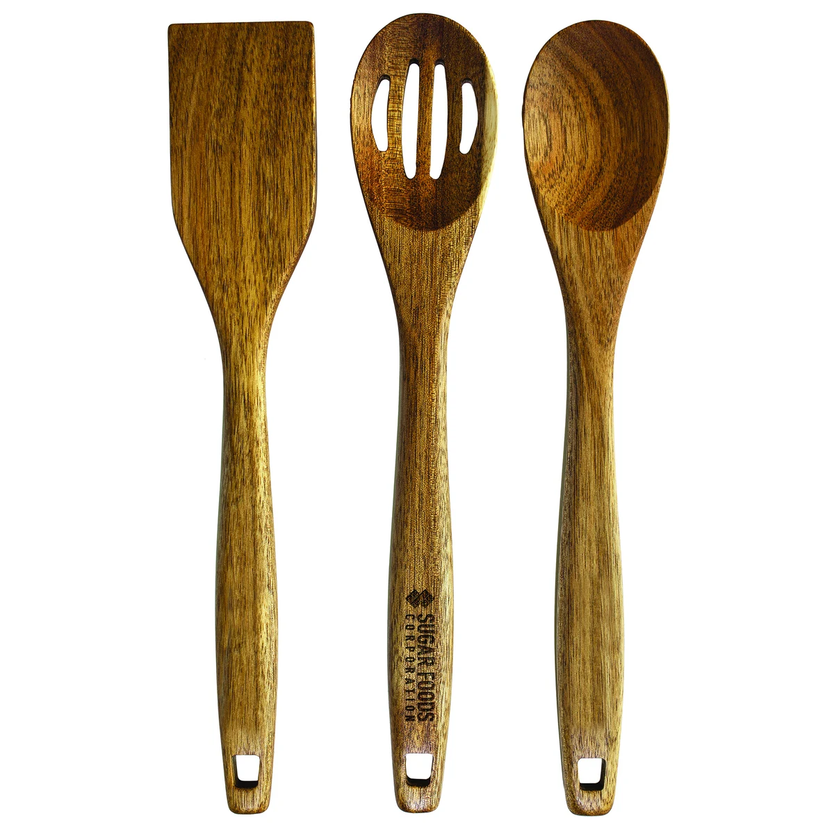 TB Home® 3-Piece Acacia Cooking Utensil Set 1