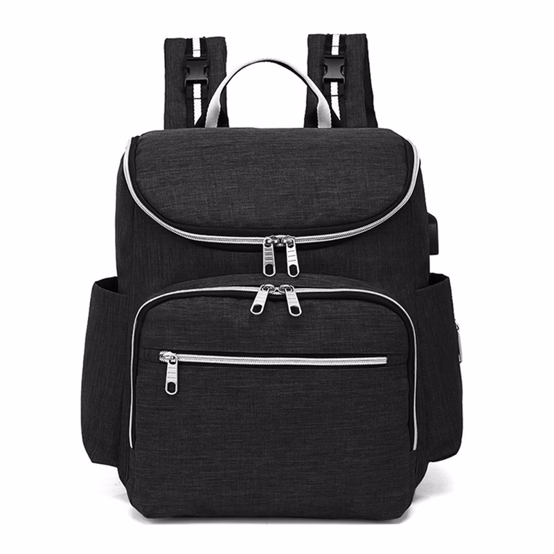 Black Baby Diaper Bag