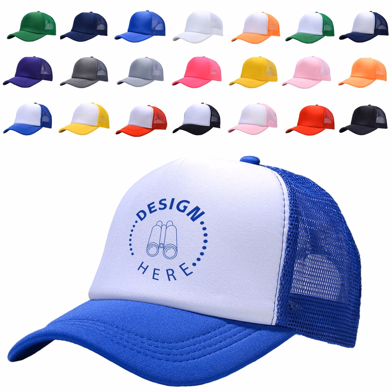 Contrast Stitching Mesh Back Trucker Baseball Cap