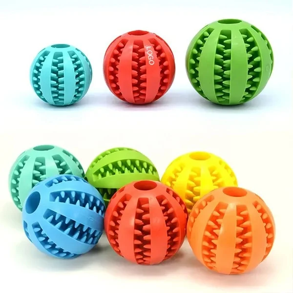 Interactive Dog Treat Dispensing Ball Toy 1
