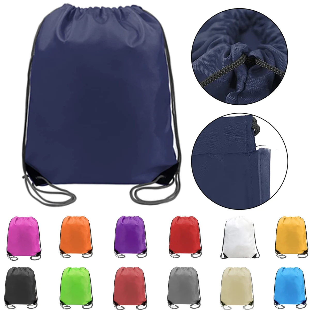 Sports Drawstring Bag String Backpack 1