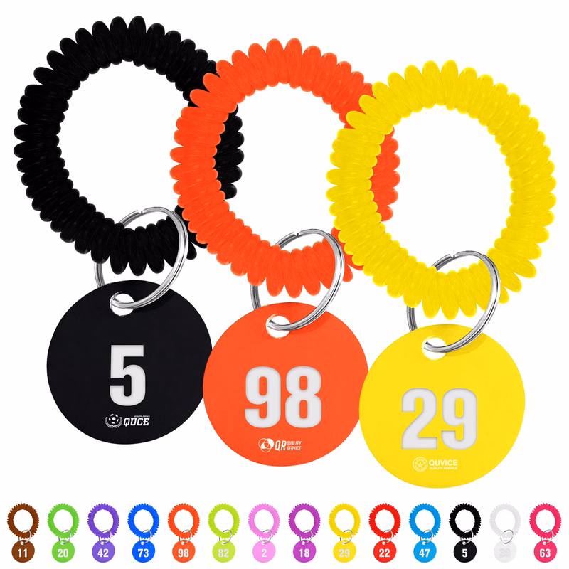 Customized EVA Candy Colored Storage Keychain
