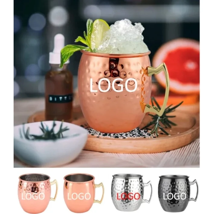 16 oz Copper Plated Stainless Steel Mug 1