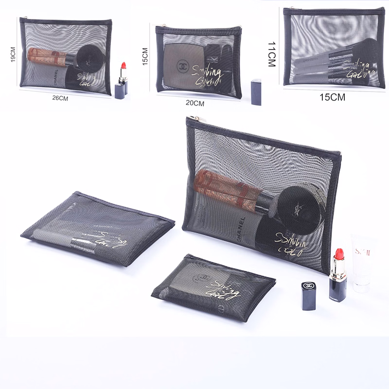 Set of 3 Mesh Pouches