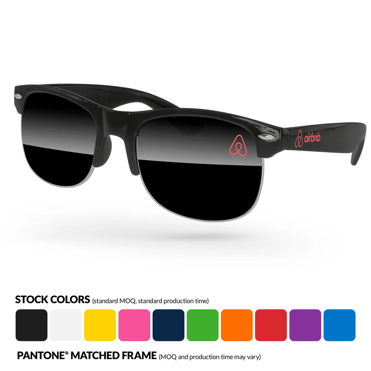 Club Sport Promotional Sunglasses w/ Temple Imprint 1