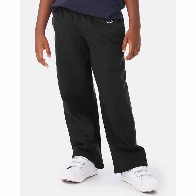 Youth Powerblend® Open-Bottom Sweatpants with Pockets - P890