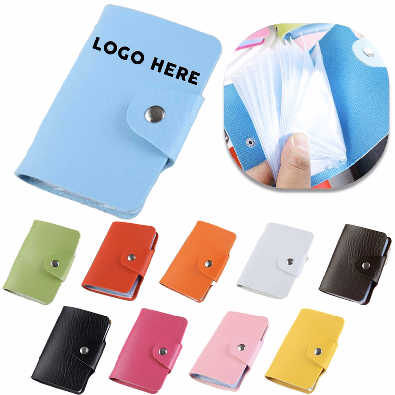Dual Sided Card Holder With 8 Slots