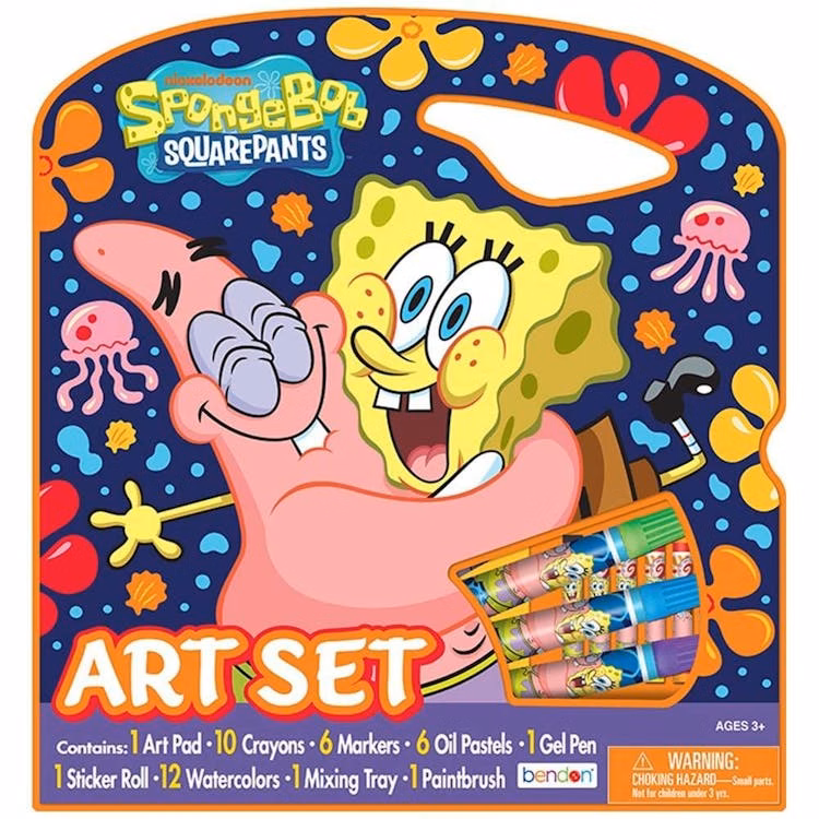 Spongebob Squarepants Character Art Set 11.7" x 1.5" x 12.5"
