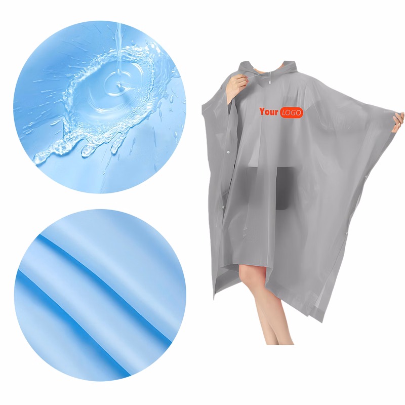 Extended And Thickened EVA Cape-Style Raincoat