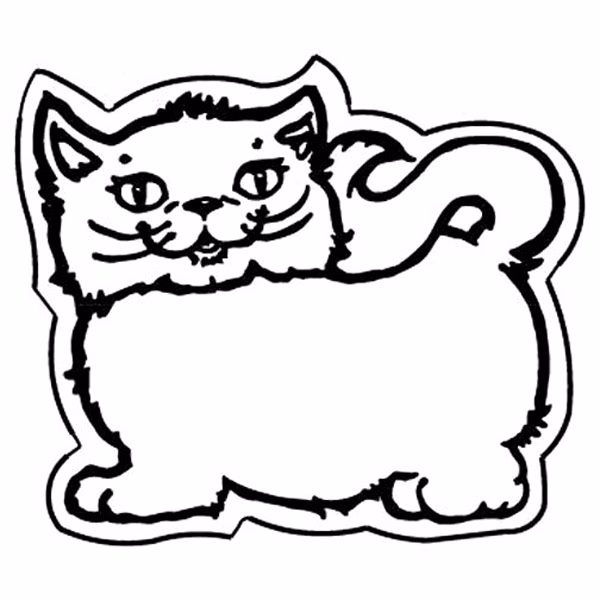Magnet - Standing Cat - Full Color