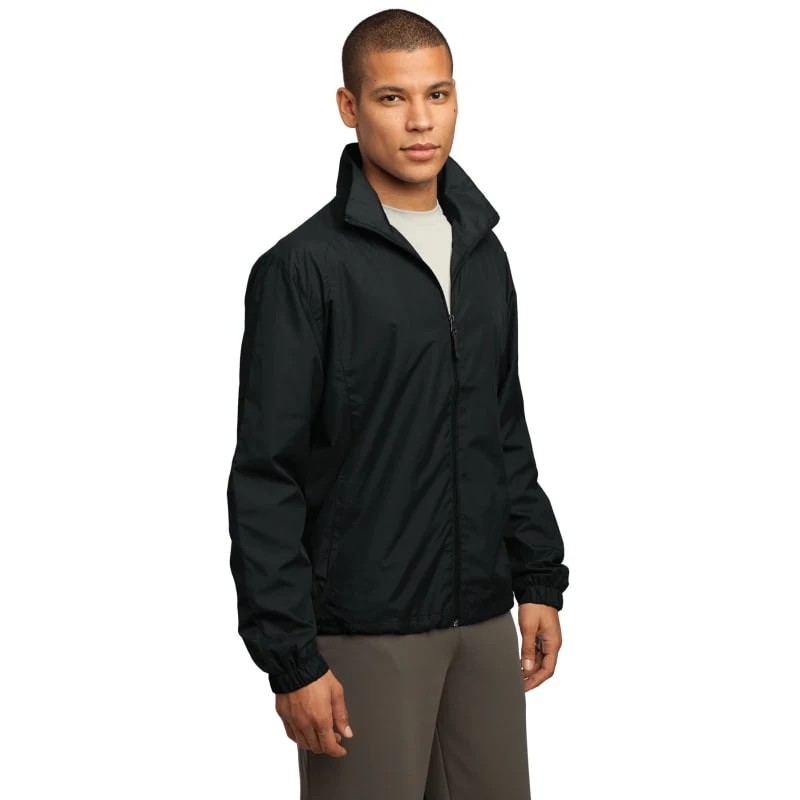 Sport-Tek Full-Zip Wind Jacket. 1