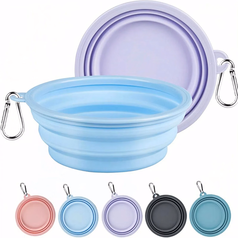 Portable 22oz Outdoor Folding Pet Bowl