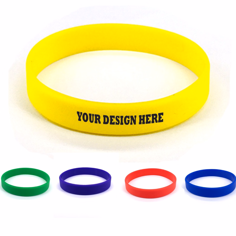 Vibrant Silicone Color Wristbands