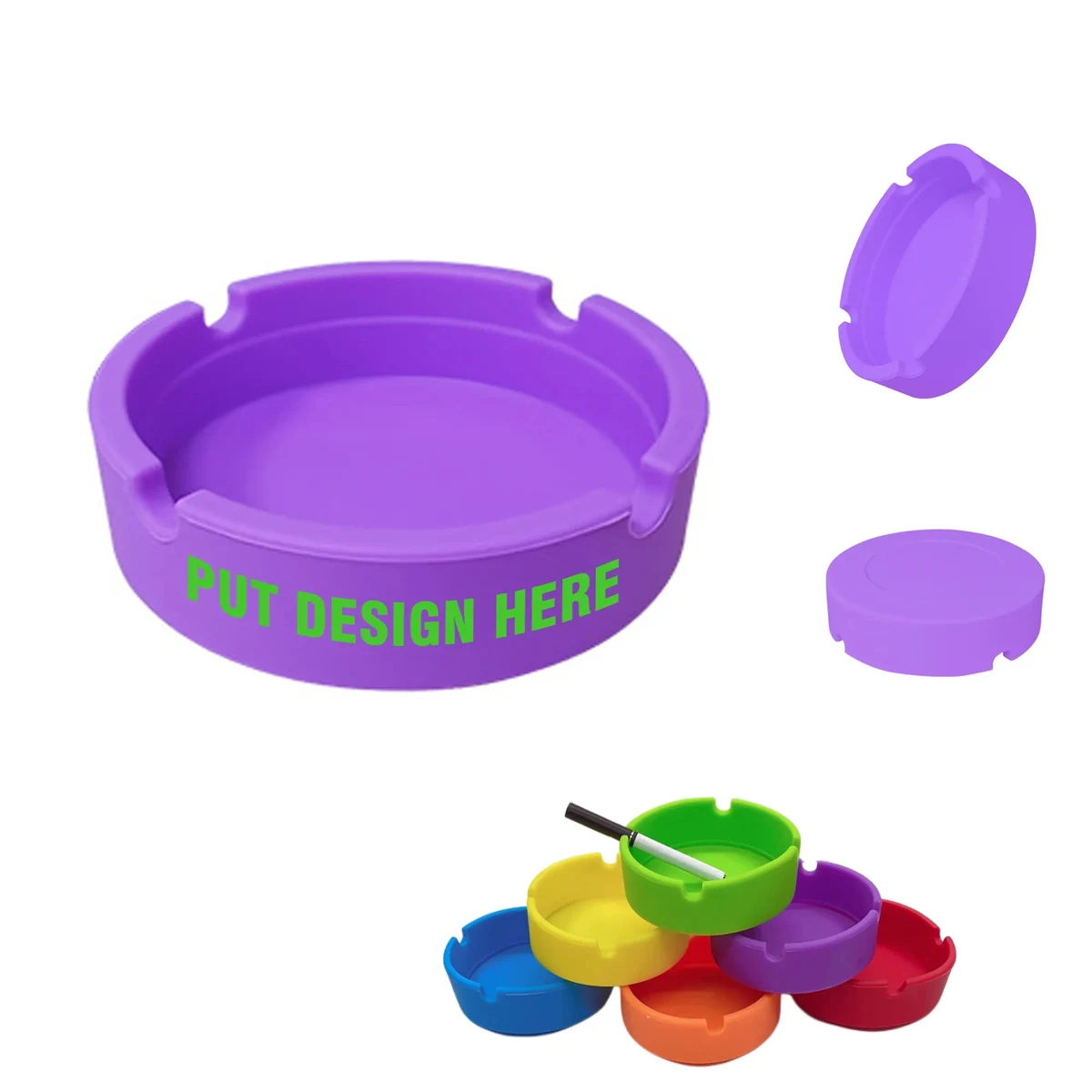 Silicone Ashtray MOQ 100 PCS 1