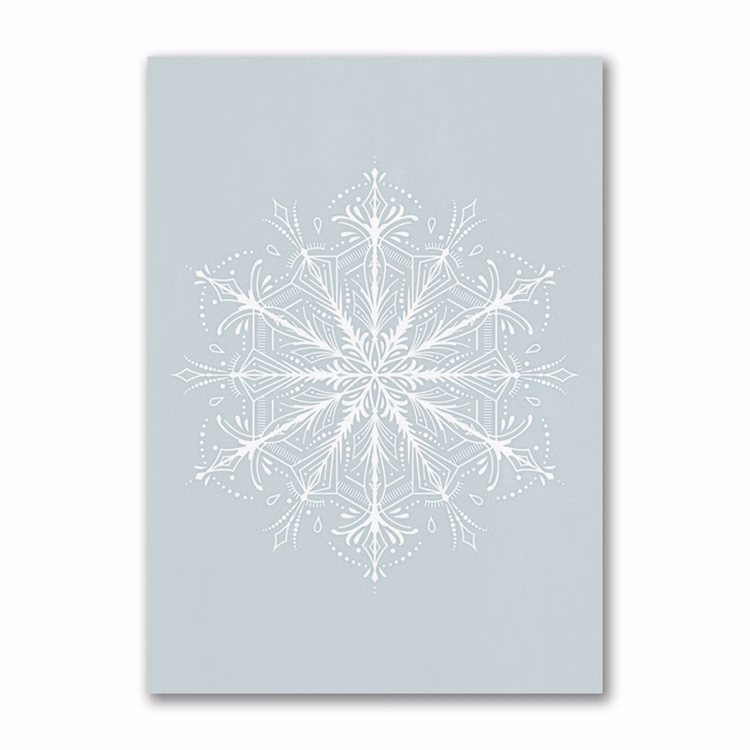 Blue Ice Holiday Card