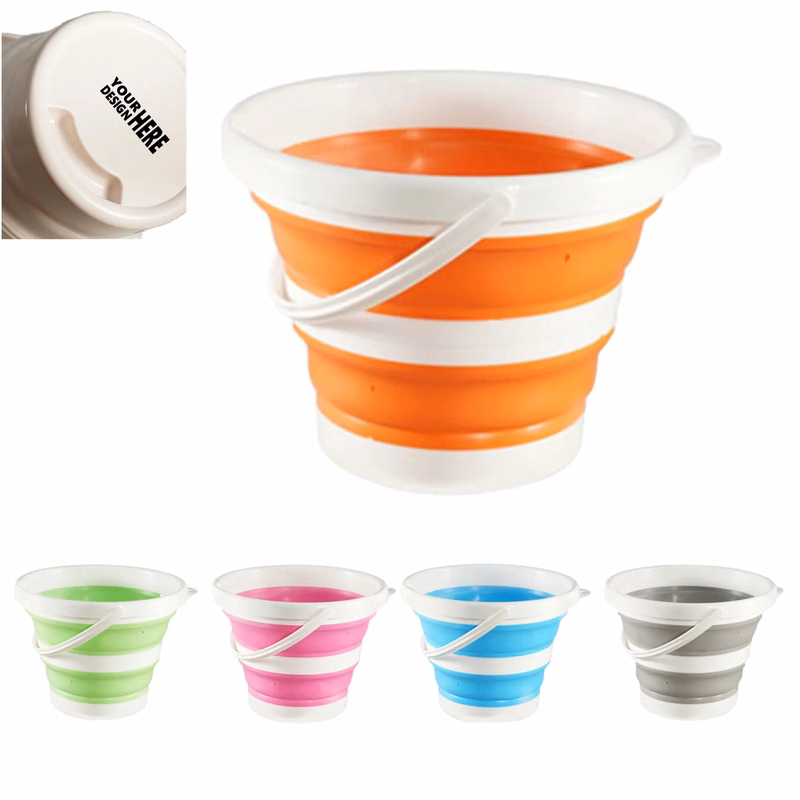 Portable Collapsible TPR Water Bucket