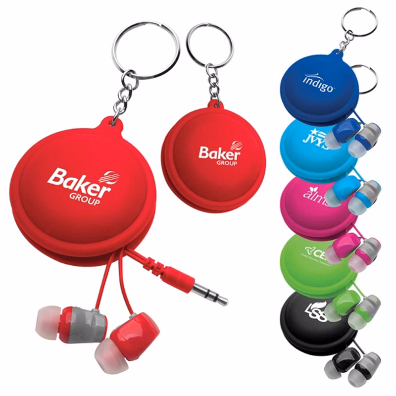 Macaroon Cord Winder with Earbud