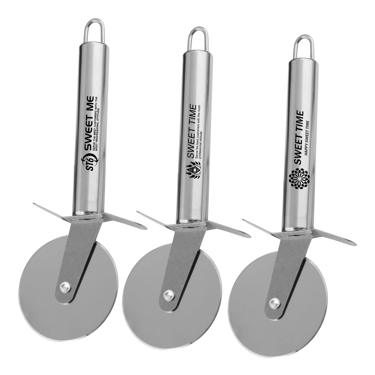 Stainless Steel Pizza Cutter Slicer 1