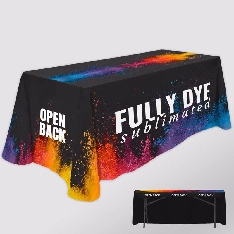 4' Table Throw - Fully Dye Sublimated (18" width table)