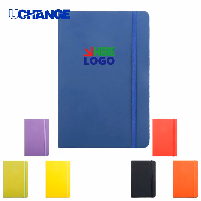 A5 PU Cover Journal Notebook with Strap